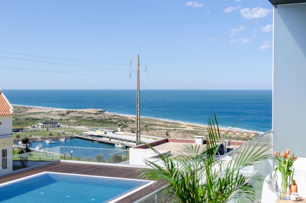 Ocean Views - New Private Condominium With Pool & Sea Views Nazare Luaran gambar