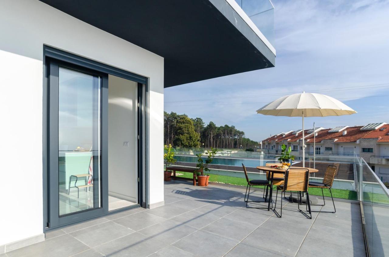 Ocean Views - New Private Condominium With Pool & Sea Views Nazare Luaran gambar