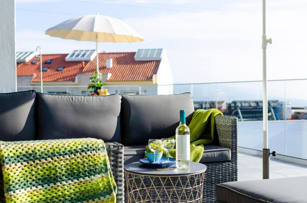 Ocean Views - New Private Condominium With Pool & Sea Views Nazare Luaran gambar