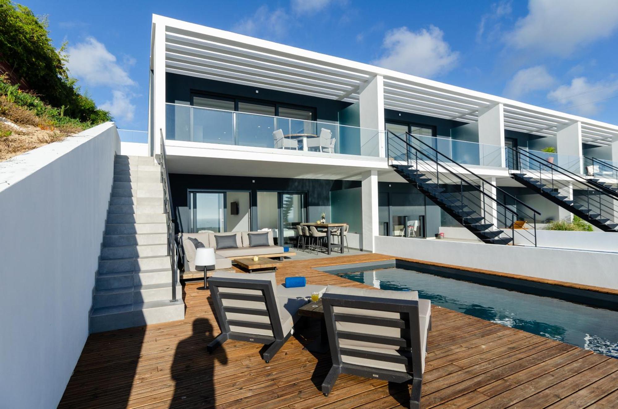 Ocean Views - New Private Condominium With Pool & Sea Views Nazare Bilik gambar